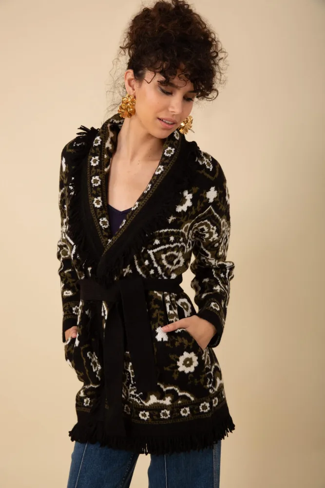 Cameron Cardigan - Black - Bilde 3