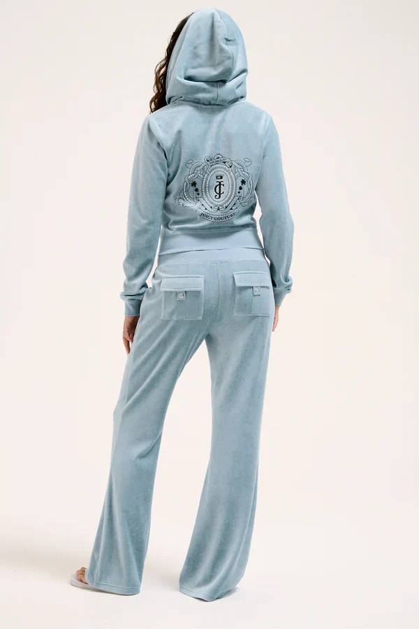 Heritage Palm Tree Crest Robyn Hoodie - Dusk Blue - Bilde 3
