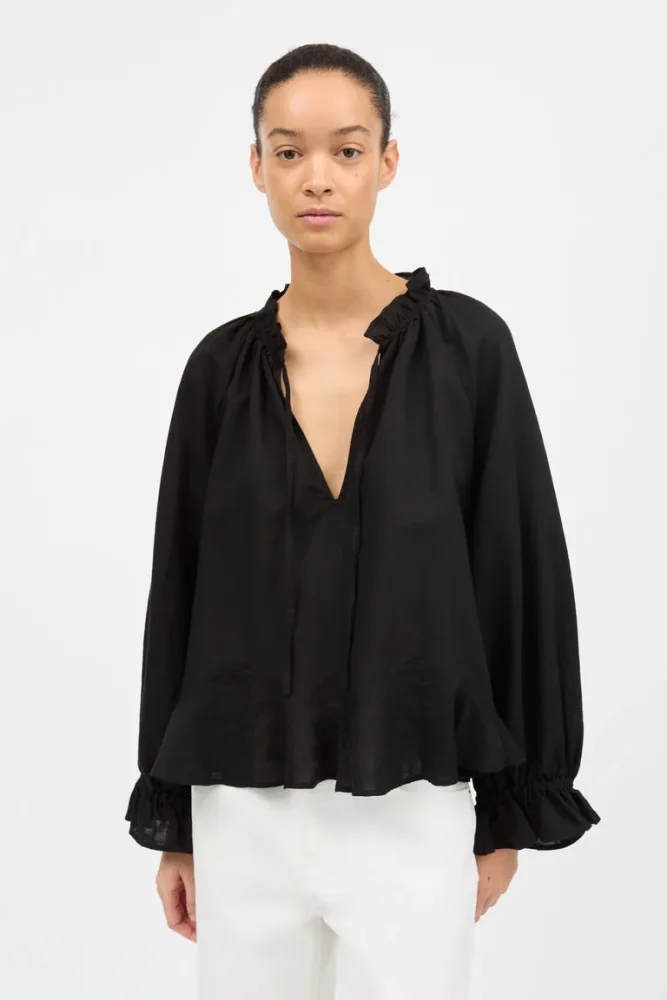 SKALL - Benedette Blouse - Black - Bilde 2