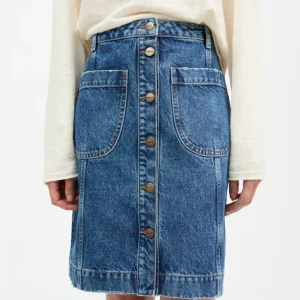 SKALL – Margaux Skirt – Slouchy Blue