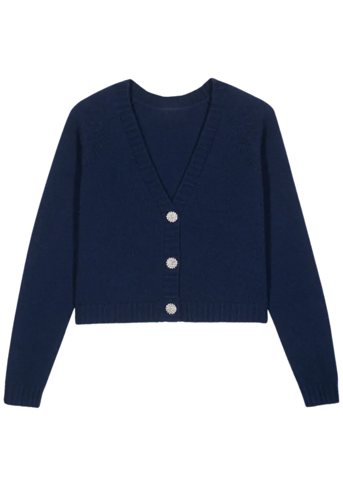 Clapam Cardigan - Marine