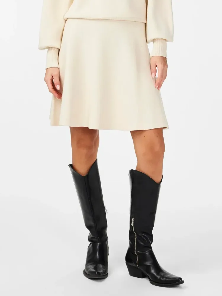 Yasfonny HW Knit Skirt S. - Birch - Bilde 3