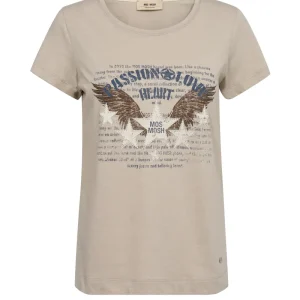 Zibby O-Ss Tee – Feather Gray