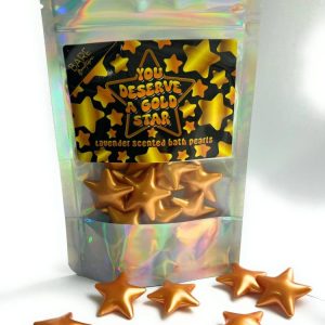 You Deserve A Gold Star Bath Pearls. Thank you gift.