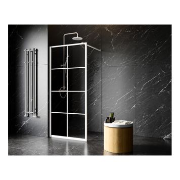SIDEDEL CAMARGUE STOCKHOLM MED HVIT SPROSSER 90 CM