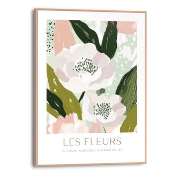 DEKORBILDE REINDERS FLEURS SLIM RAMME 30X40CM TRE DEKORBILDE REINDERS FLEURS SLIM RAMME 30X40CM TRE
