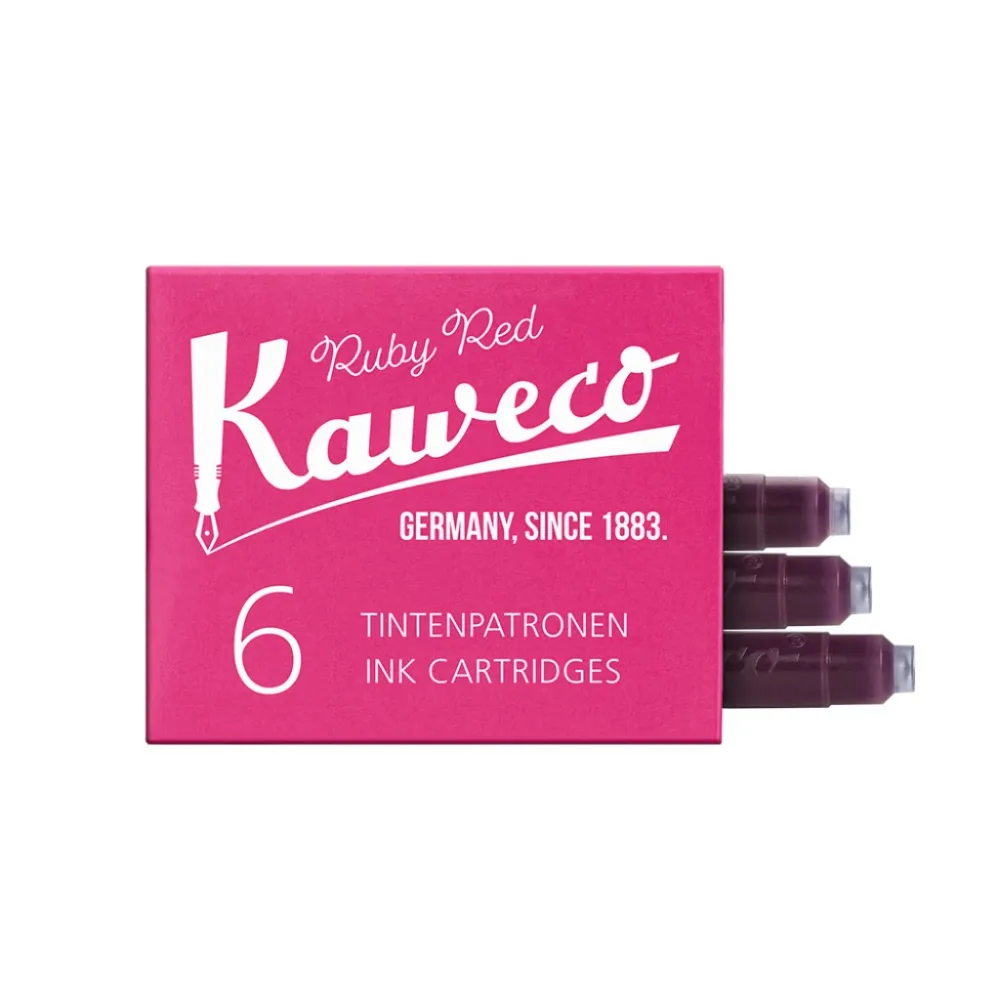 Kaweco Blekkpatron 6stk - Ruby Red