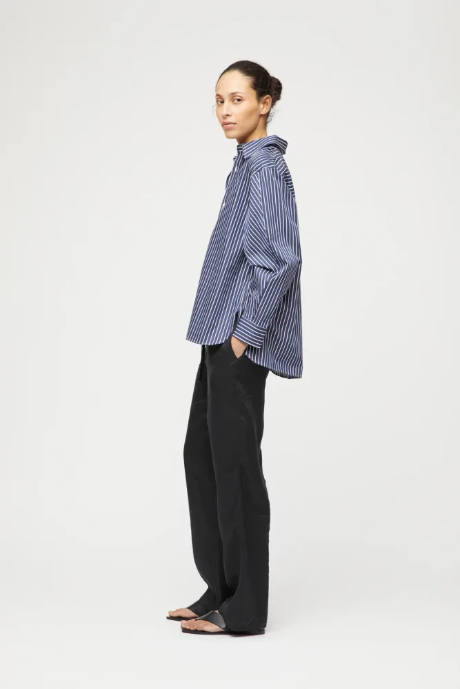 Coastal Shirt - Navy Blue White Stripe - Bilde 3