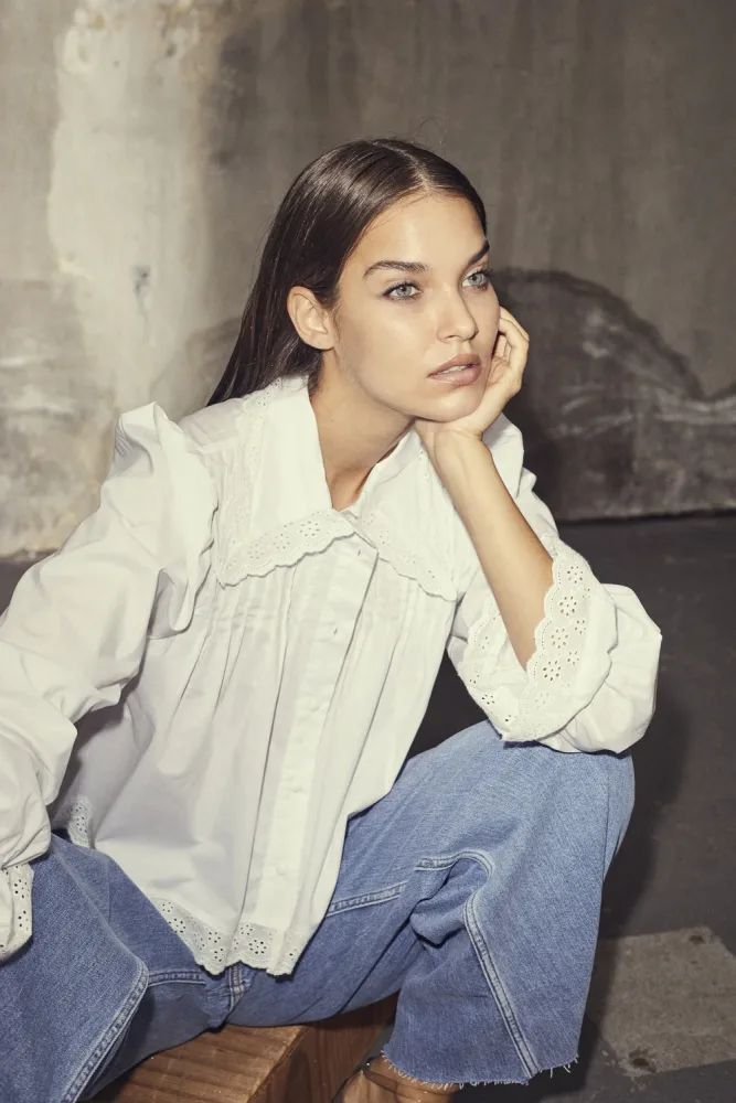 PrimaCC Anglaise Shirt - White - Bilde 2