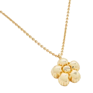 Daisy Balloon Necklace – Light Antique Gold