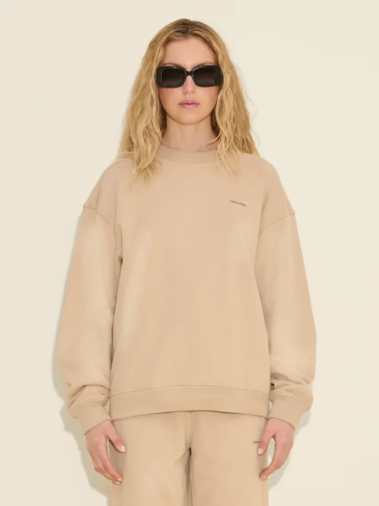 W. Relaxed Crew - Sand - Bilde 2
