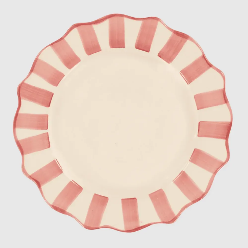 Middagsfat Rosa Frynser – By Anna+Nina Middagsfat Rosa Frynser – By Anna+Nina
