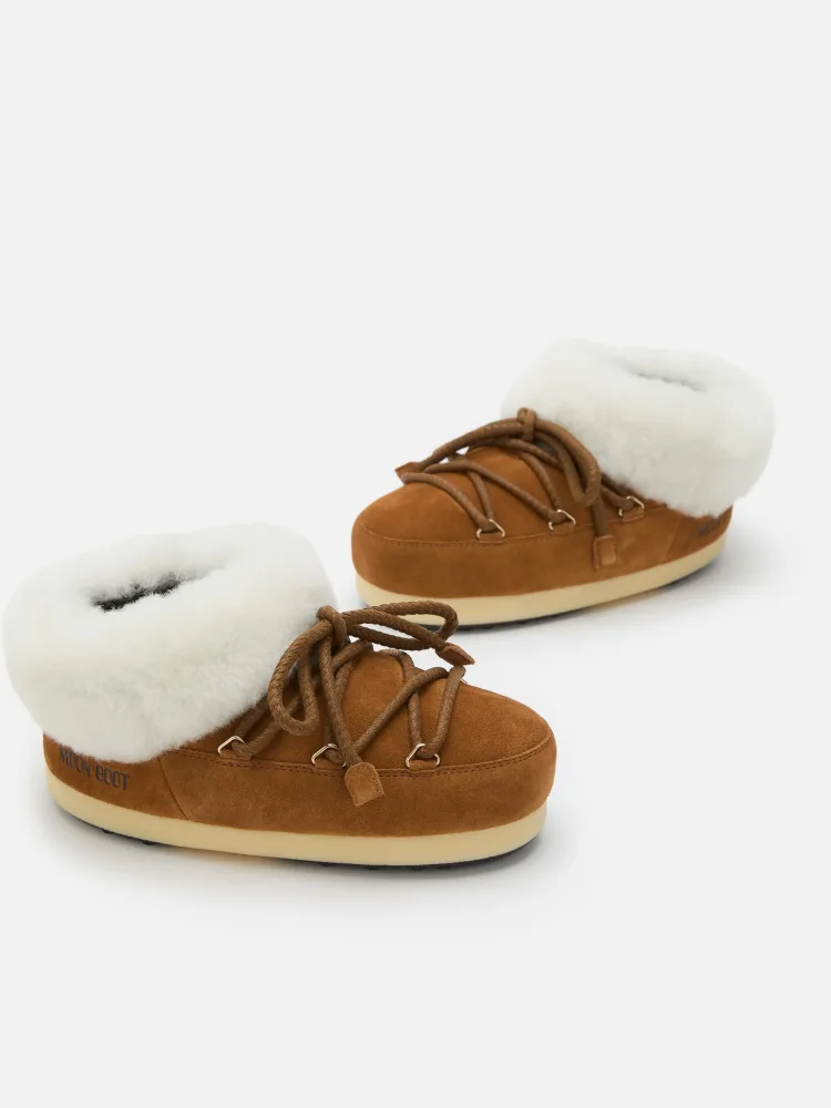 Evx Mule Suede - Cognac/Natural - Bilde 2