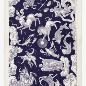INOUI – Quilted Bed Cover Astrologie – Navy