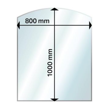 GLASSOVNPLATE ADURO BUET 6X1000X800 MM GLASSOVNPLATE ADURO BUET 6X1000X800 MM