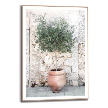 DEKORBILDE REINDERS OLIVENTRE SLIM RAMME 50X70CM TRE