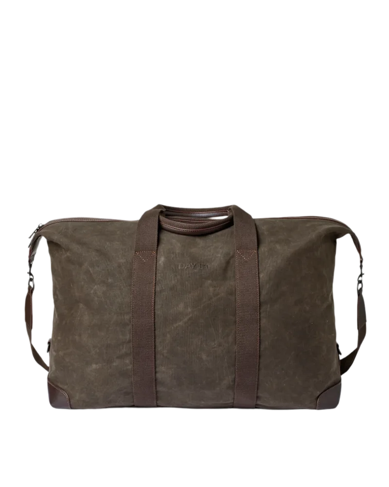 Day Waxed Cotton Holdall Bag - Tarmac