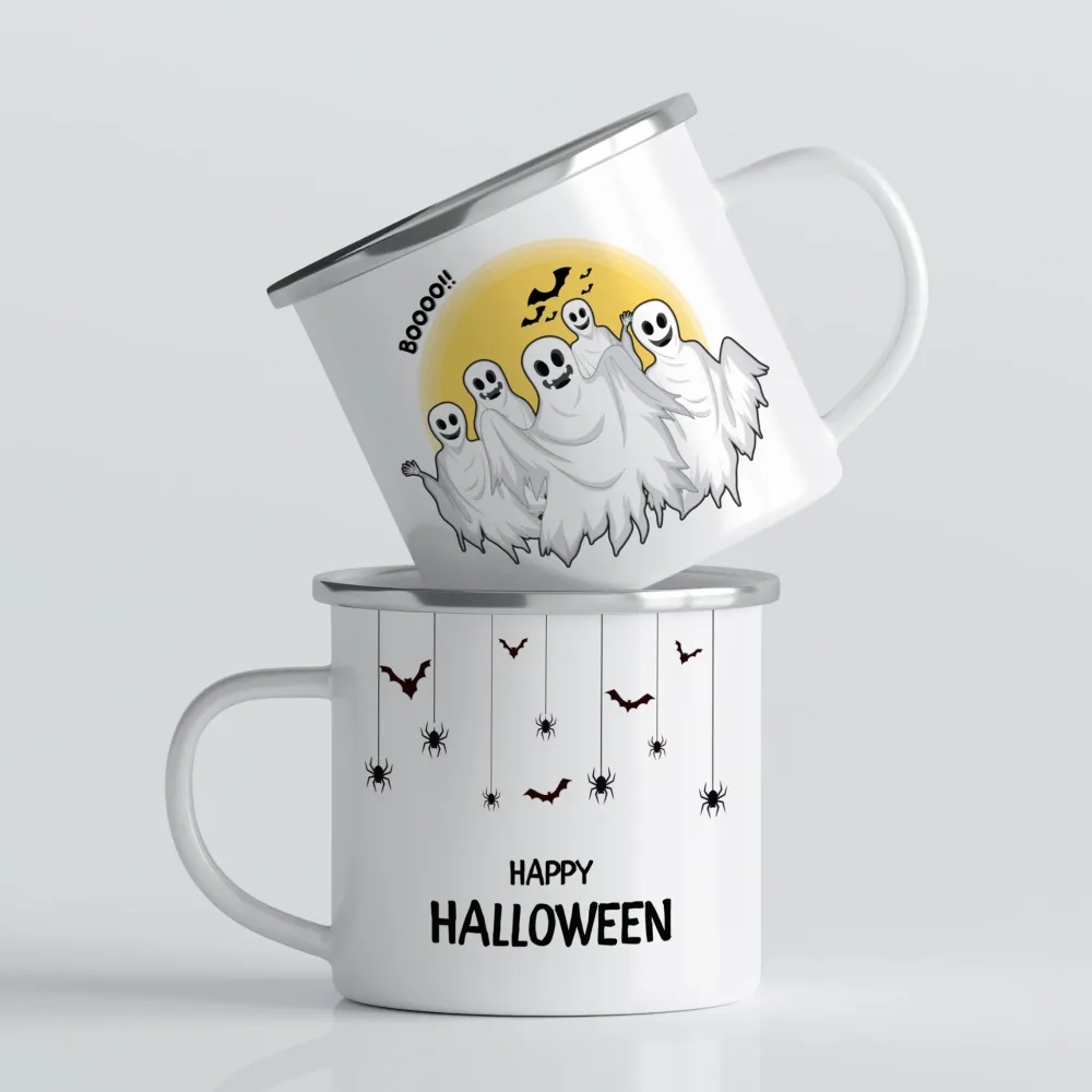 Halloween emaljekrus No3 – Spøkelsesgjeng Halloween emaljekrus No3 – Spøkelsesgjeng