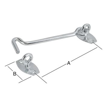 STORMKROK VORMANN MED ØYE 120X43MM STORMKROK VORMANN MED ØYE 120X43MM