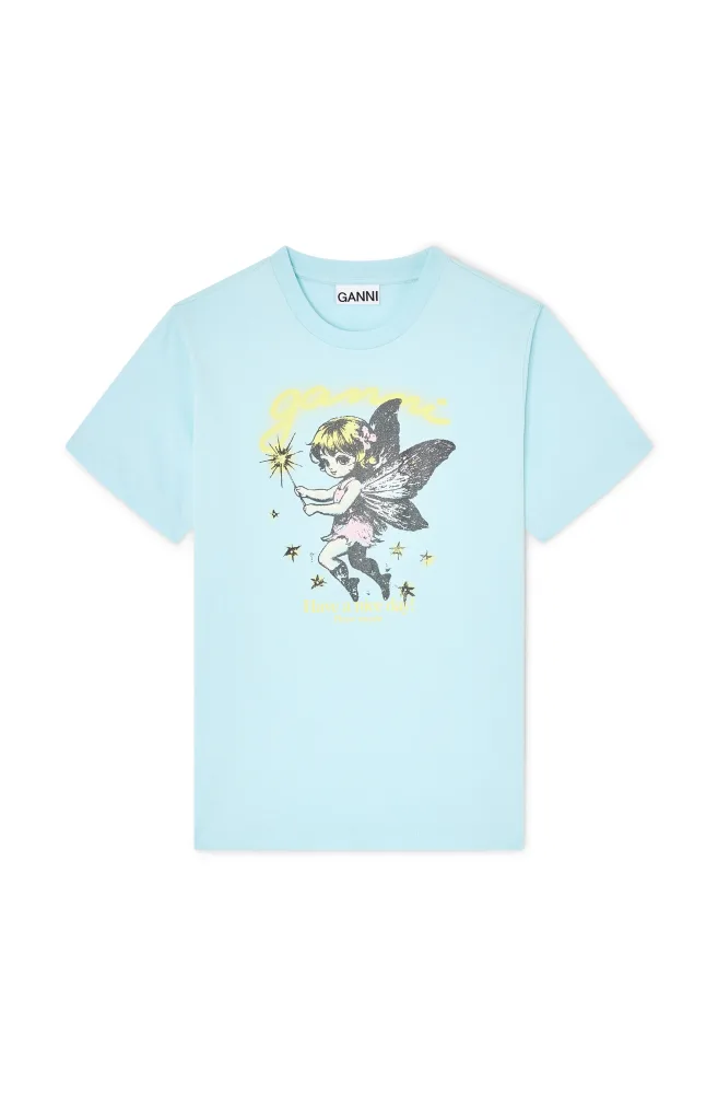 Basic Cotton Jersey Fairy - Iced Aqua