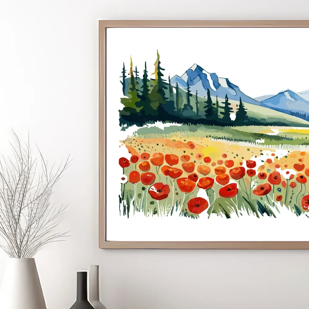 POPPIE FIELDS No2 - PLAKAT - Bilde 3