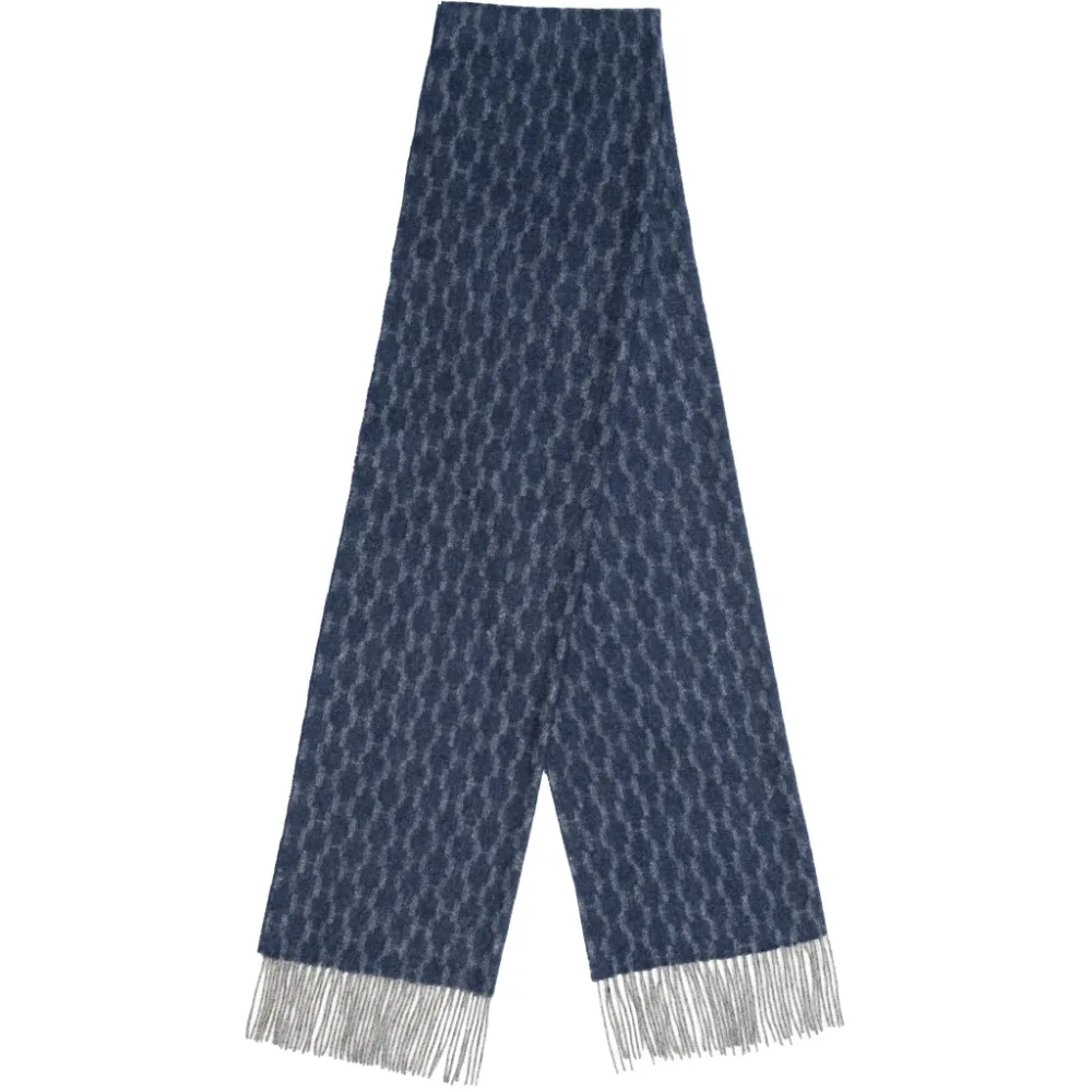 Kim Scarf –  Navy Blazer