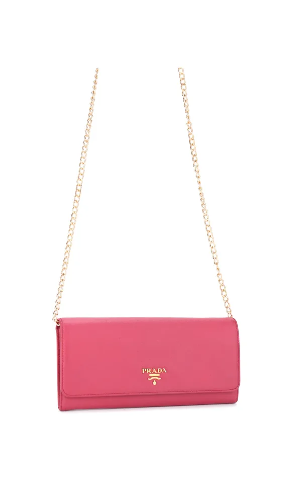 Prada Wallet Saffiano - Pink - Bilde 2