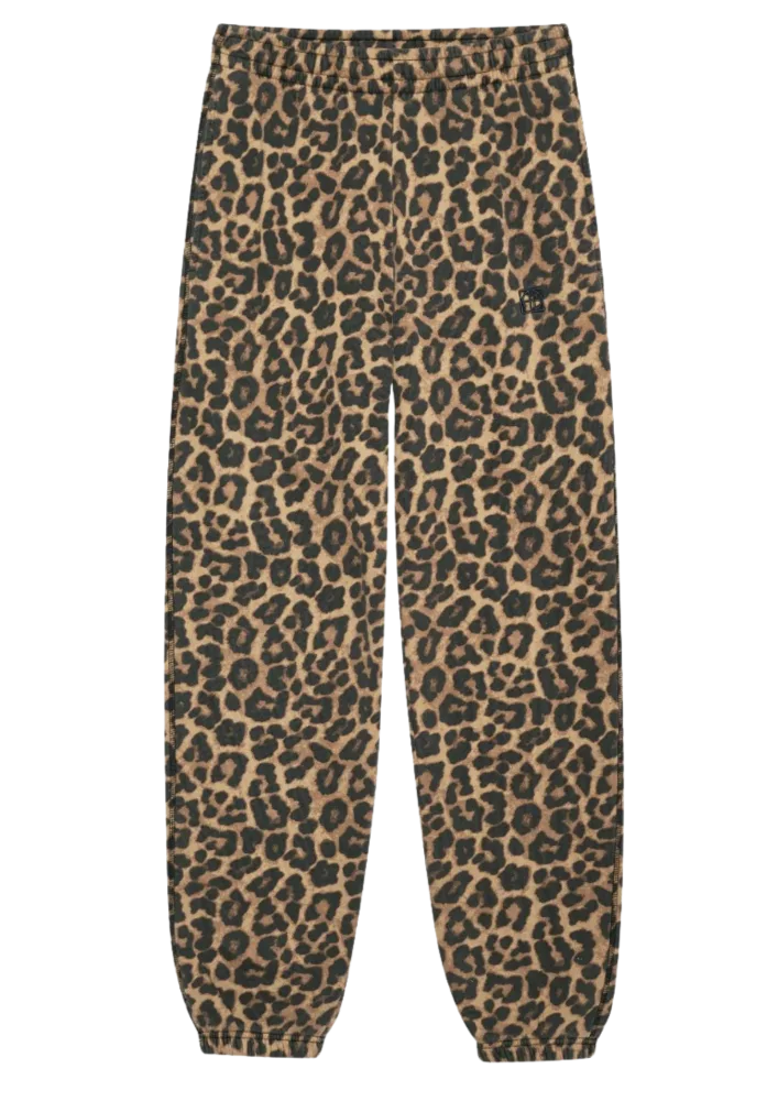 Karter Jogger Framed Monogram - Black And Brown Leopard