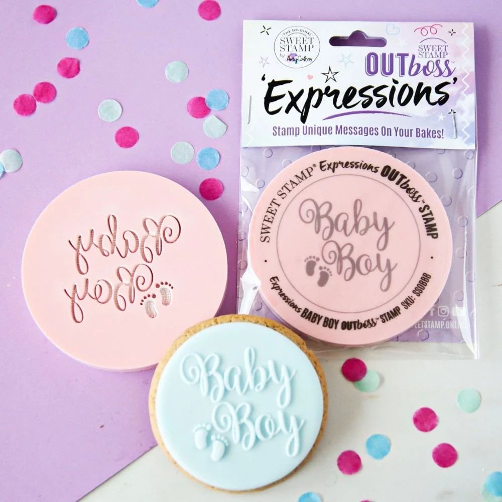 Sweet Stamp OUTboss stempel -Baby Boy-