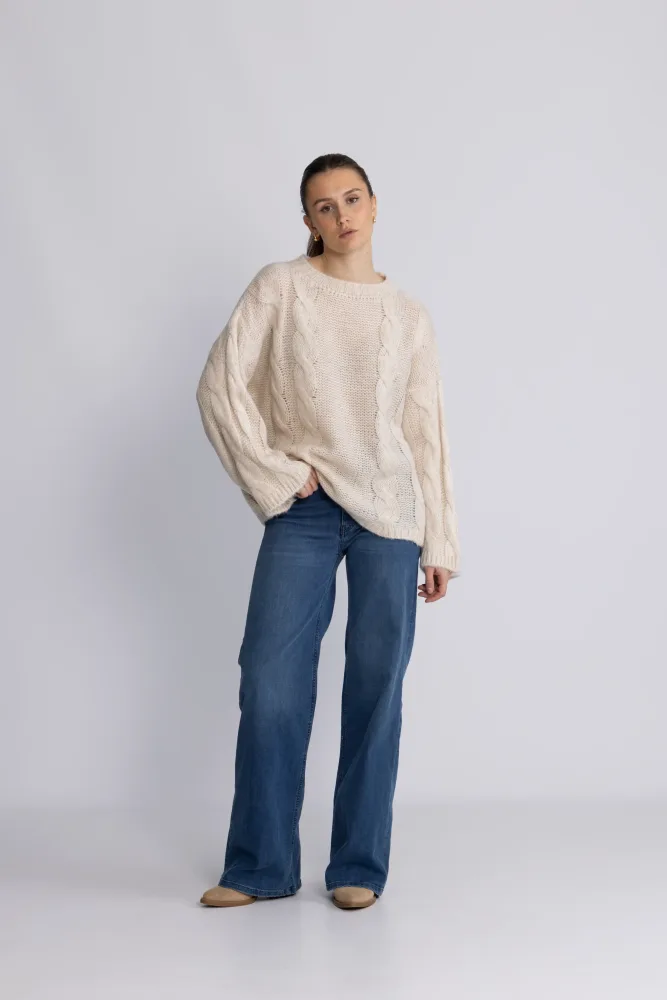 Lyza Knit - Ivory - Bilde 2