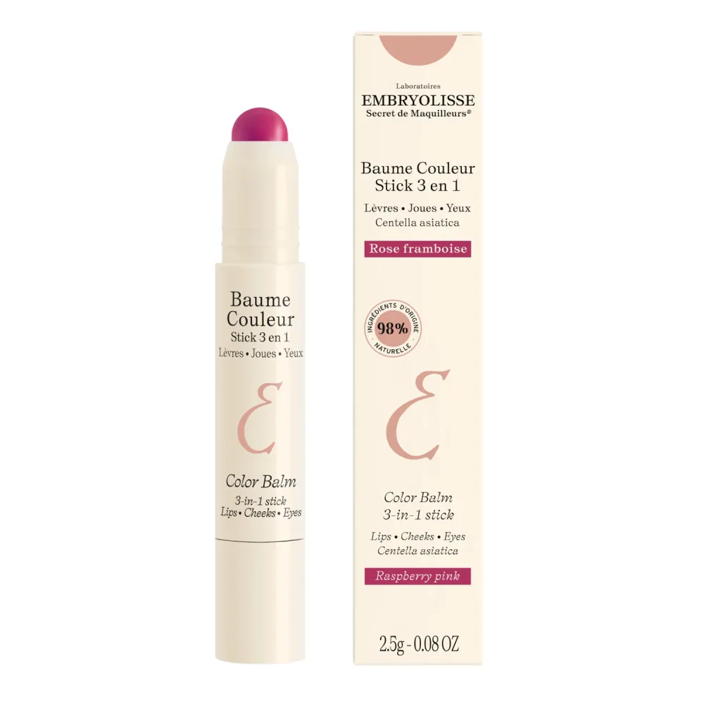 EMBRYOLISSE – Color Balm 3-in-1 Stick Raspberry Pink