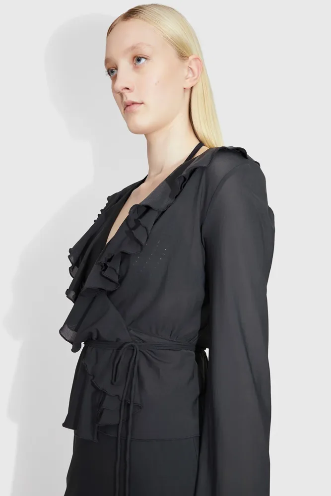 Hannah Blouse - Dark Grey - Bilde 3