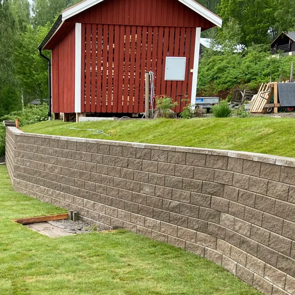 Støttemur Muskö Grå