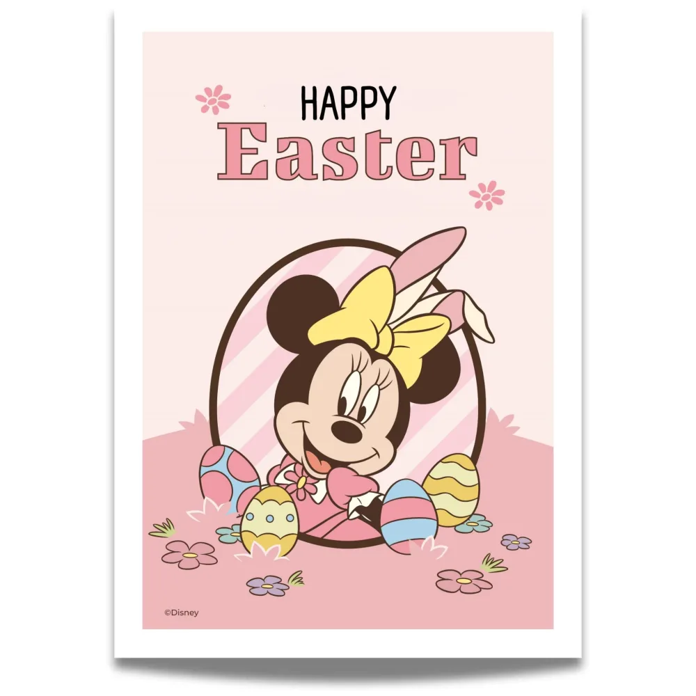 HAPPY EASTER – MINNI MUS – PLAKAT HAPPY EASTER – MINNI MUS – PLAKAT