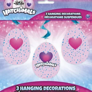 Hatchimals hengede pynt 66cm, 3 stk