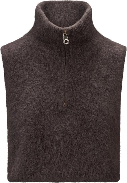 Belinda Chunky High Neck - Dark Brown - Bilde 3