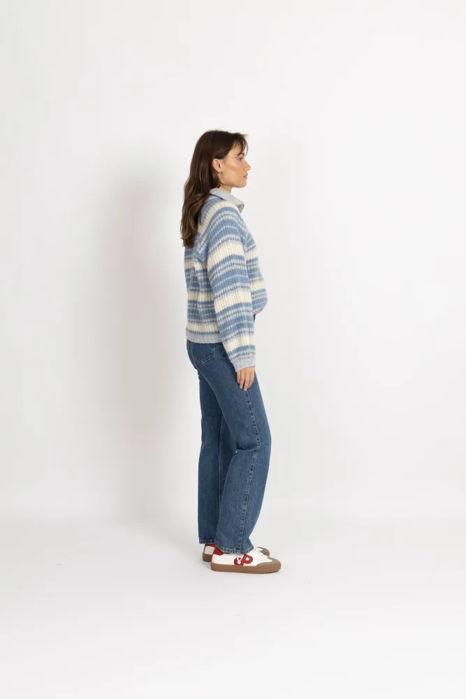 Lova Half-Zip - Blue - Bilde 3