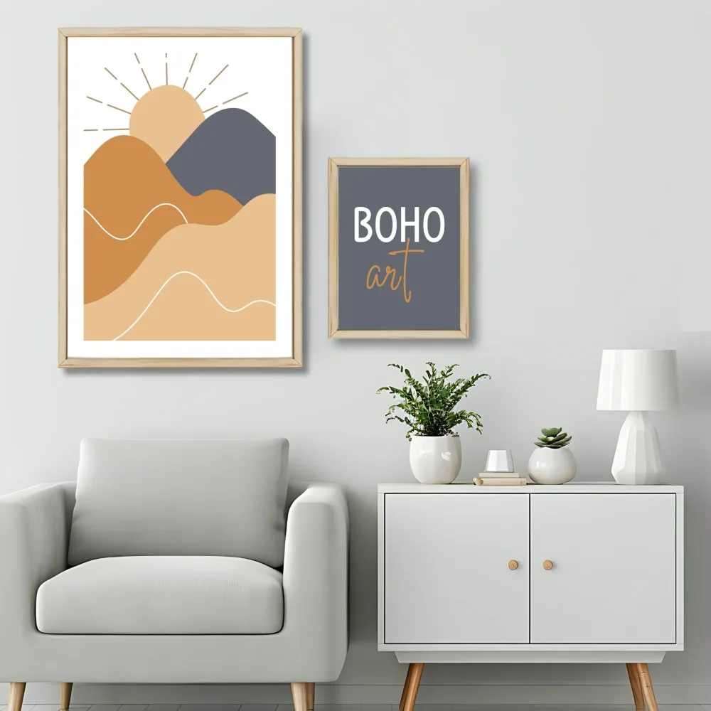BOHO WALL ART No3A - PLAKAT OG LERRET - Bilde 2