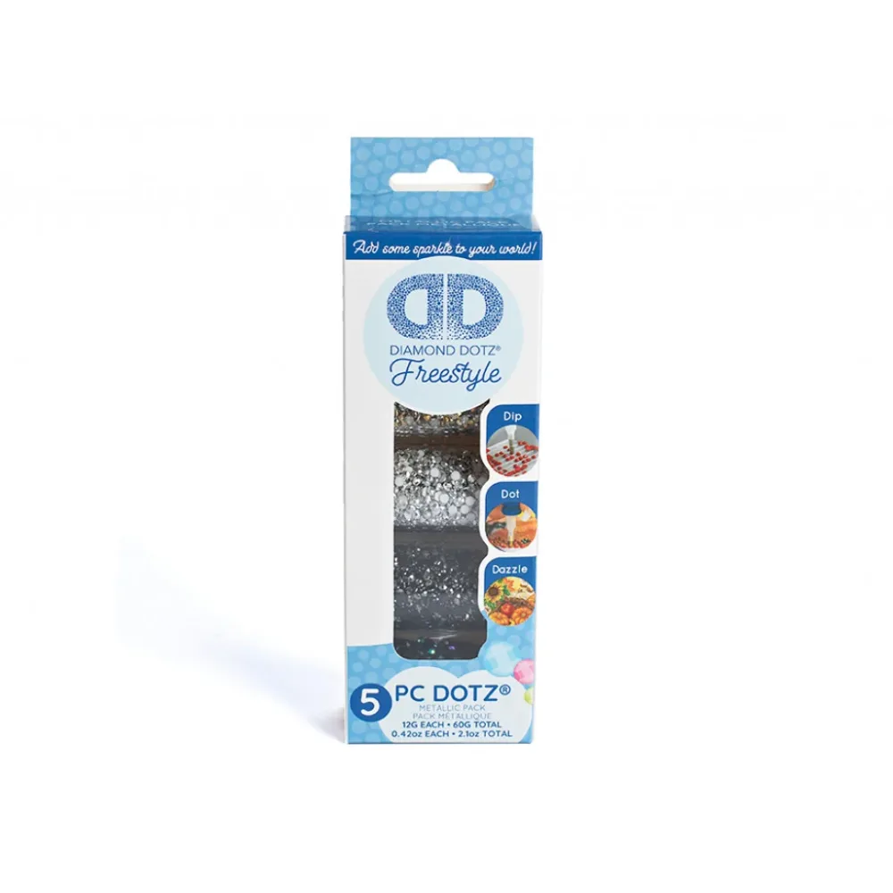 Diamond Dotz - Dotz Sett Metallic farger