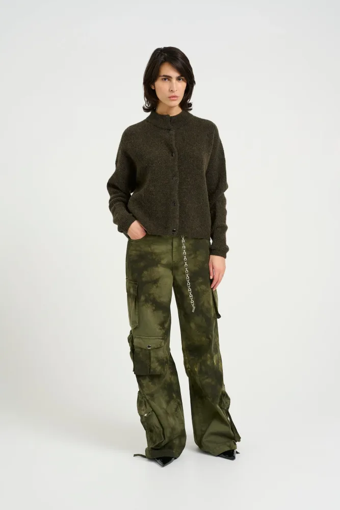 AlphaGZ Short Cardigan - Olive Melange - Bilde 2