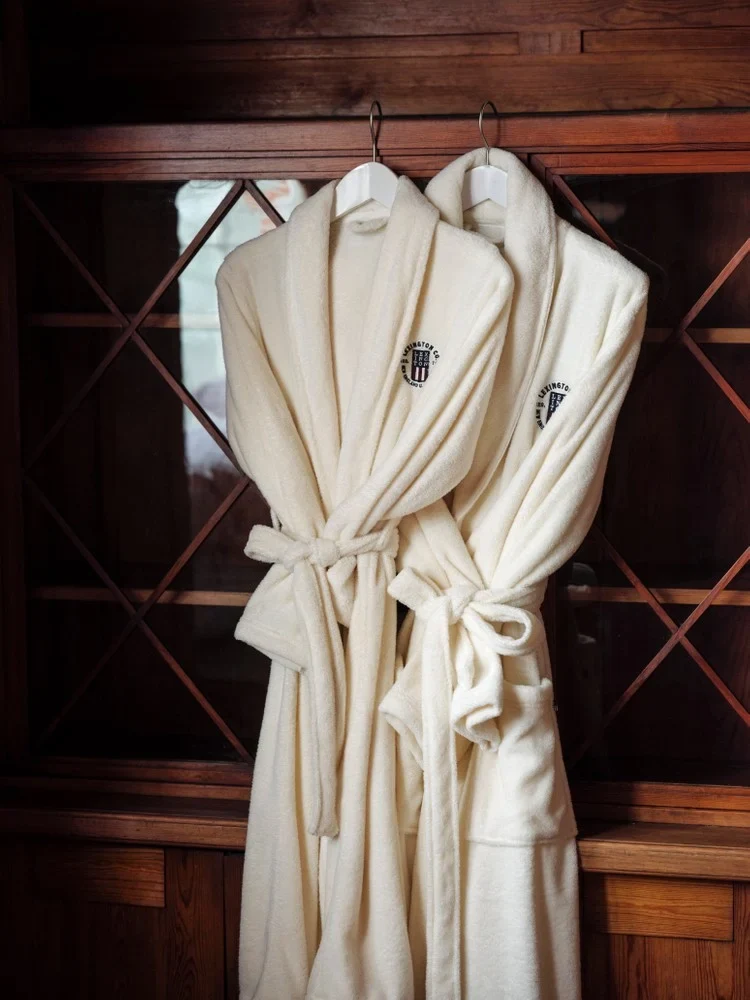 Lesley Fleece Robe - White - Bilde 2