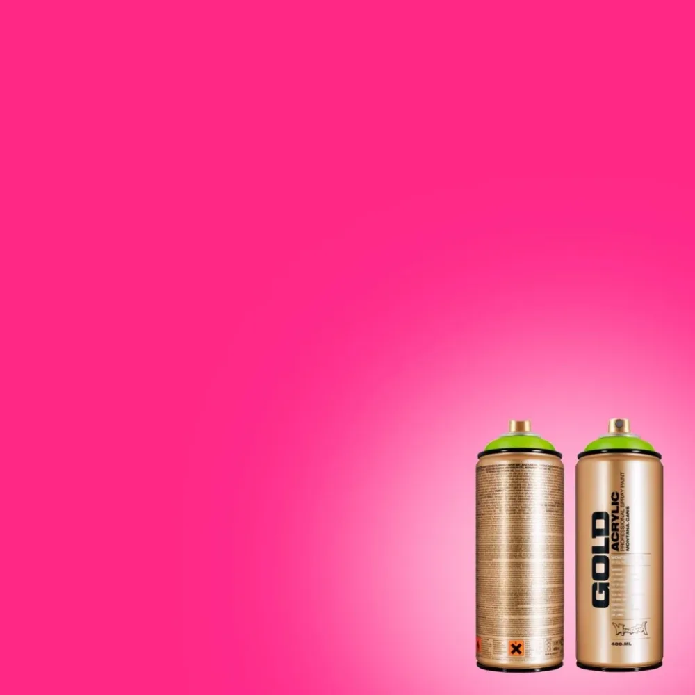 Montana - Gold 400ml - F4000 Fluorescent Gleaming Pink - Bilde 2
