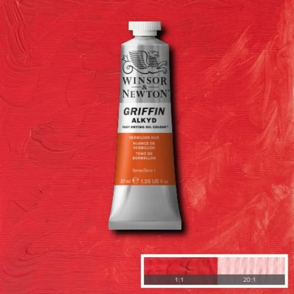 W&N – Griffin Alkyd 37ml – 680 Vermilion Hue