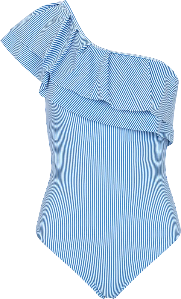 Naja Swimsuit - Pinstripe Blue