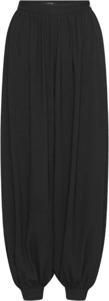 Balloon Pleated Pants - Black - Bilde 3