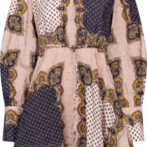 Jacquard Mini Dress – Vintage Paisley
