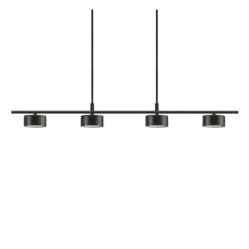 SPOTSKINNE NORDLUX CLYDE LED 4X5W 115CM SVART