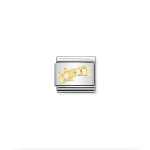 Nomination – Link 18K Gold & Zirconia SHOOTING STAR WHITE Nomination – Link 18K Gold & Zirconia SHOOTING STAR WHITE
