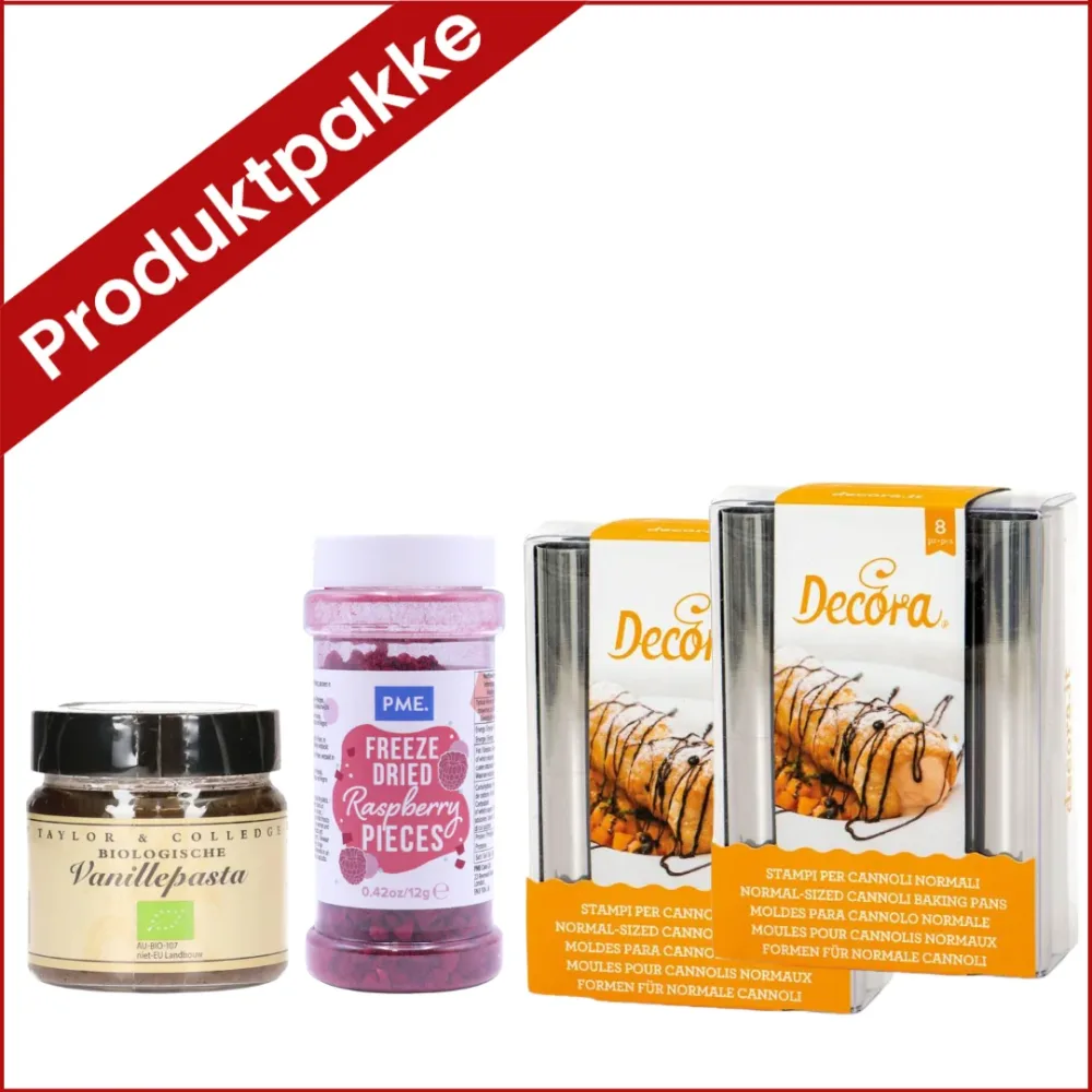 Produktpakke til fastelavnsstenger med bringebær