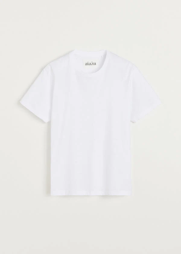 AIAYU - Classic Circular Tee - White